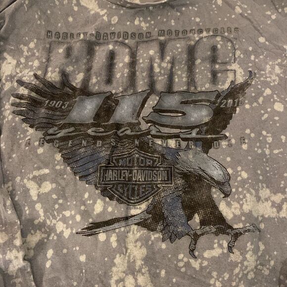 Harley-Davidson Distressed Graphic Tee Chimney Rock NC - Picture 2 of 8
